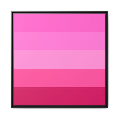 Valentine Rose Colors - Framed Canvas