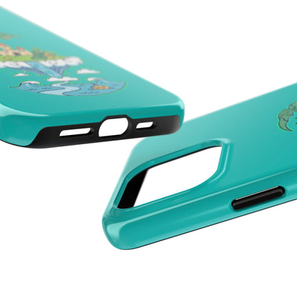 Floating Castle Dragon - Magical Fantasy Island - Phone Case