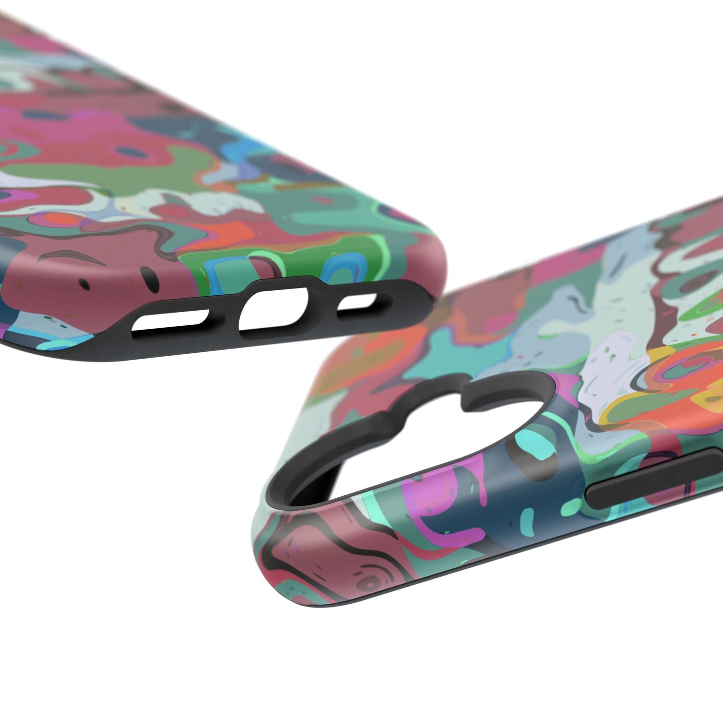 Colorful Abstract Marble - Magnetic Phone Case