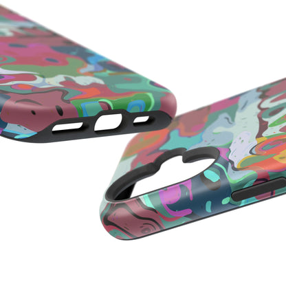 Colorful Abstract Marble - Magnetic Phone Case