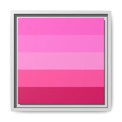 Valentine Rose Colors - Framed Canvas