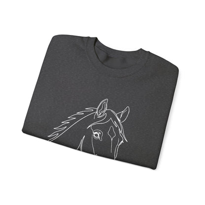 Horse Portrait Sketch - Sweatshirt