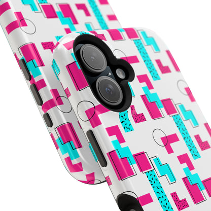 Retro Geometric Vibes - Magnetic Phone Case