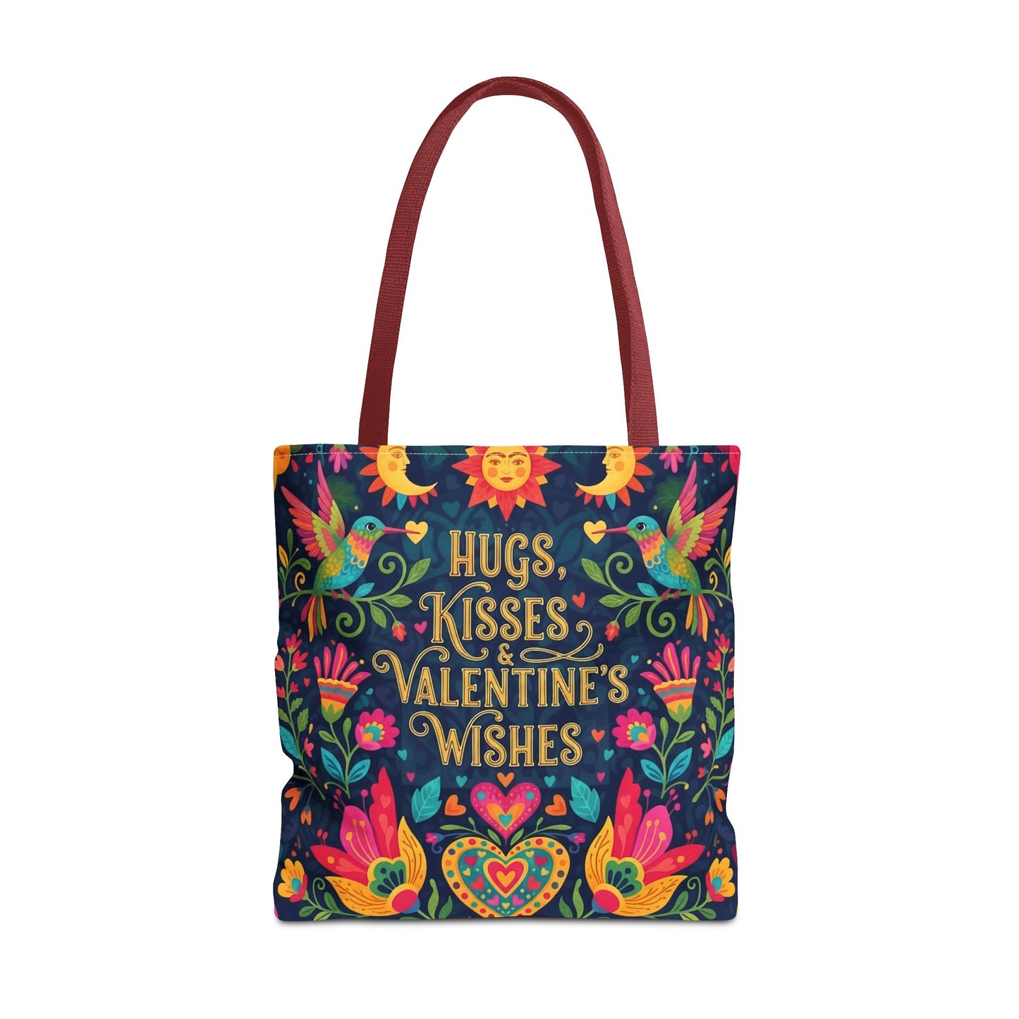 Hugs, Kisses & Valentine's Wishes - Tote Bag