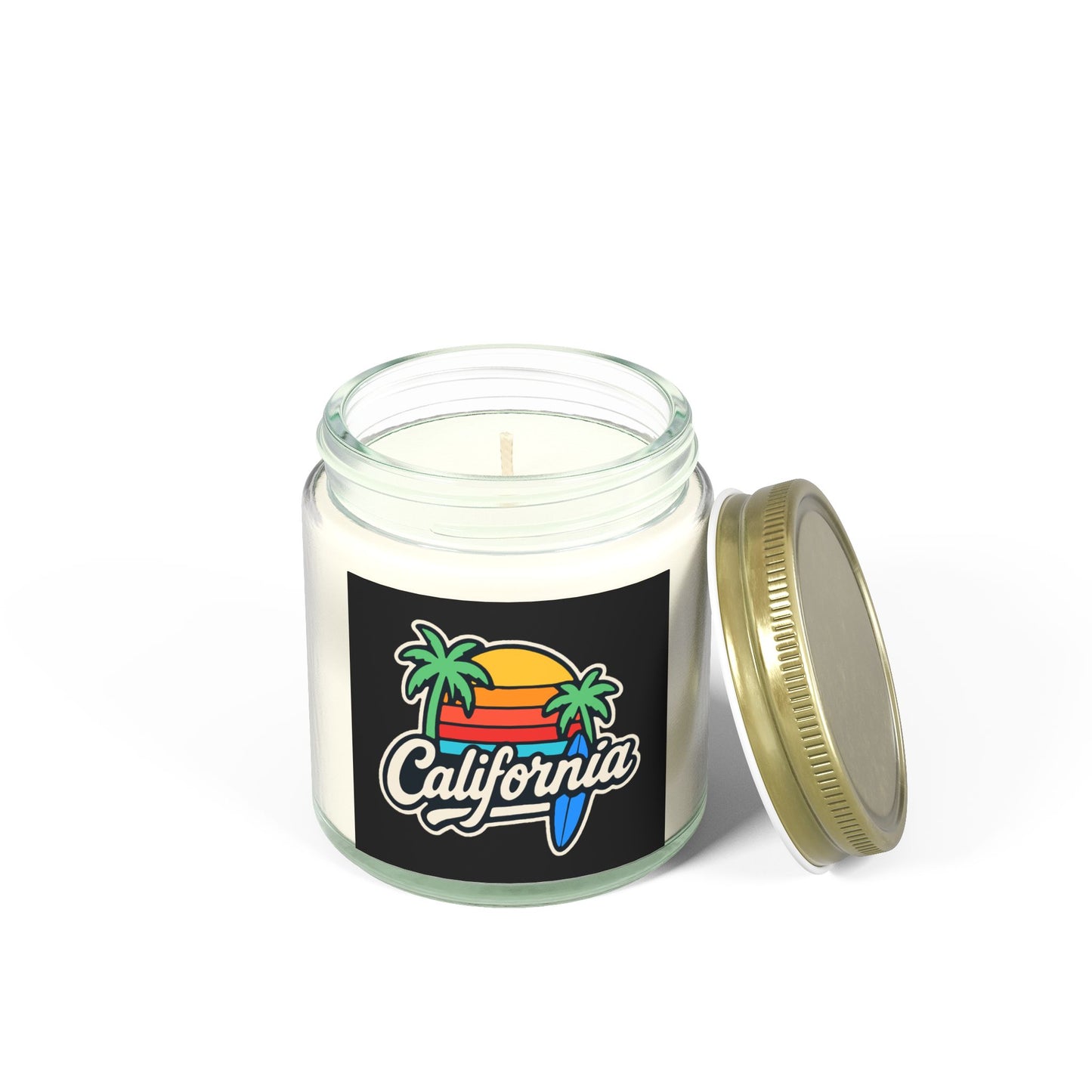 California Scented Candle, Tropical Home Decor, Relaxation Gift, Aromatherapy Candle, Beach Vibes, Cozy Living, Gift for Her