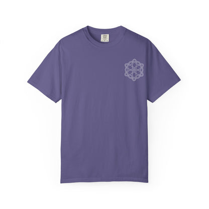 Boho Mandala T-Shirt, Unisex, Garment-Dyed, Soft Cotton, Casual Wear, Festival Style, Gifts for Her