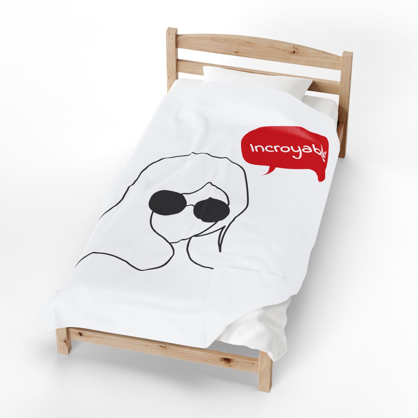 Incroyable Chic Girl - Plush Blanket