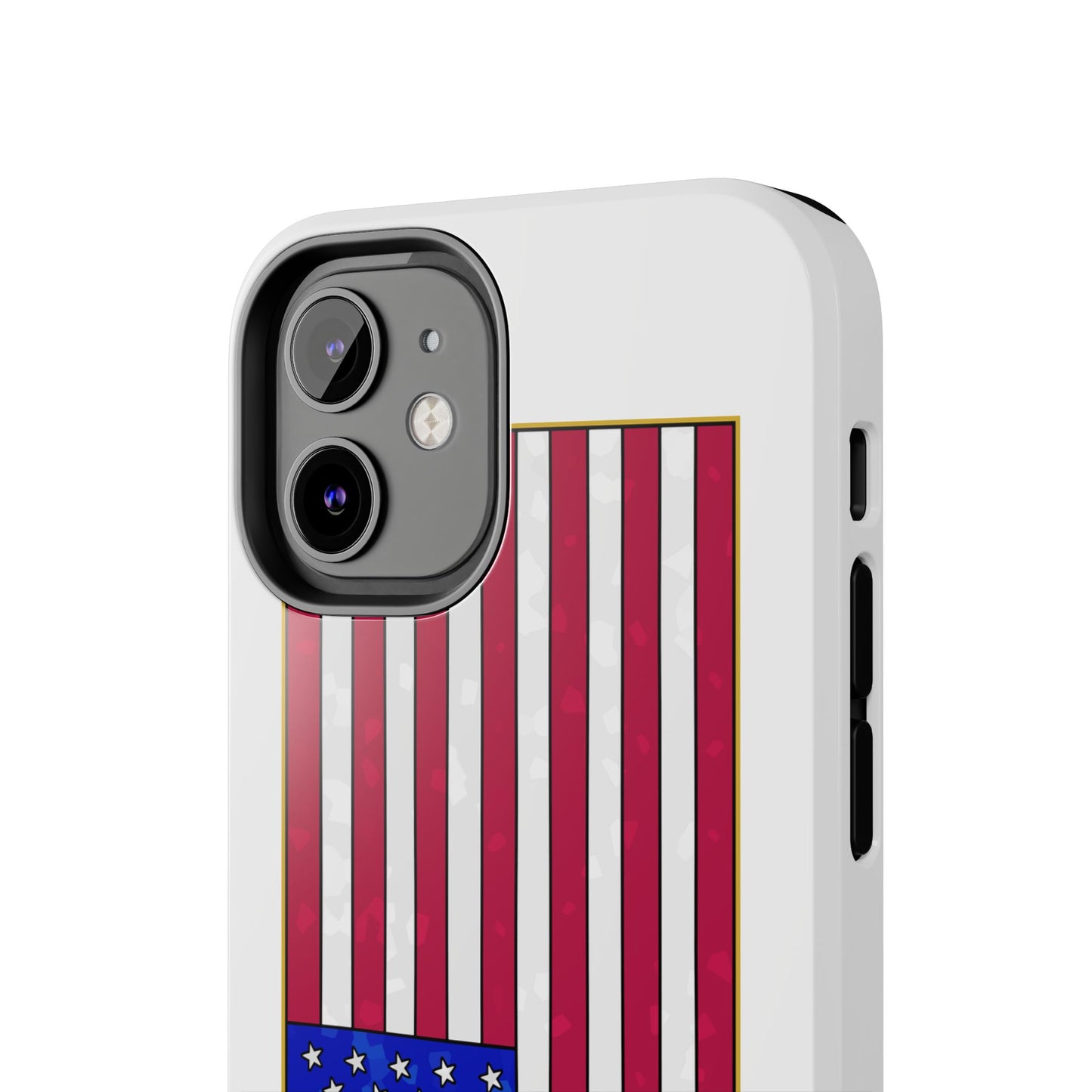 New Glory American Flag (Gold Edge Edition) - Phone Case