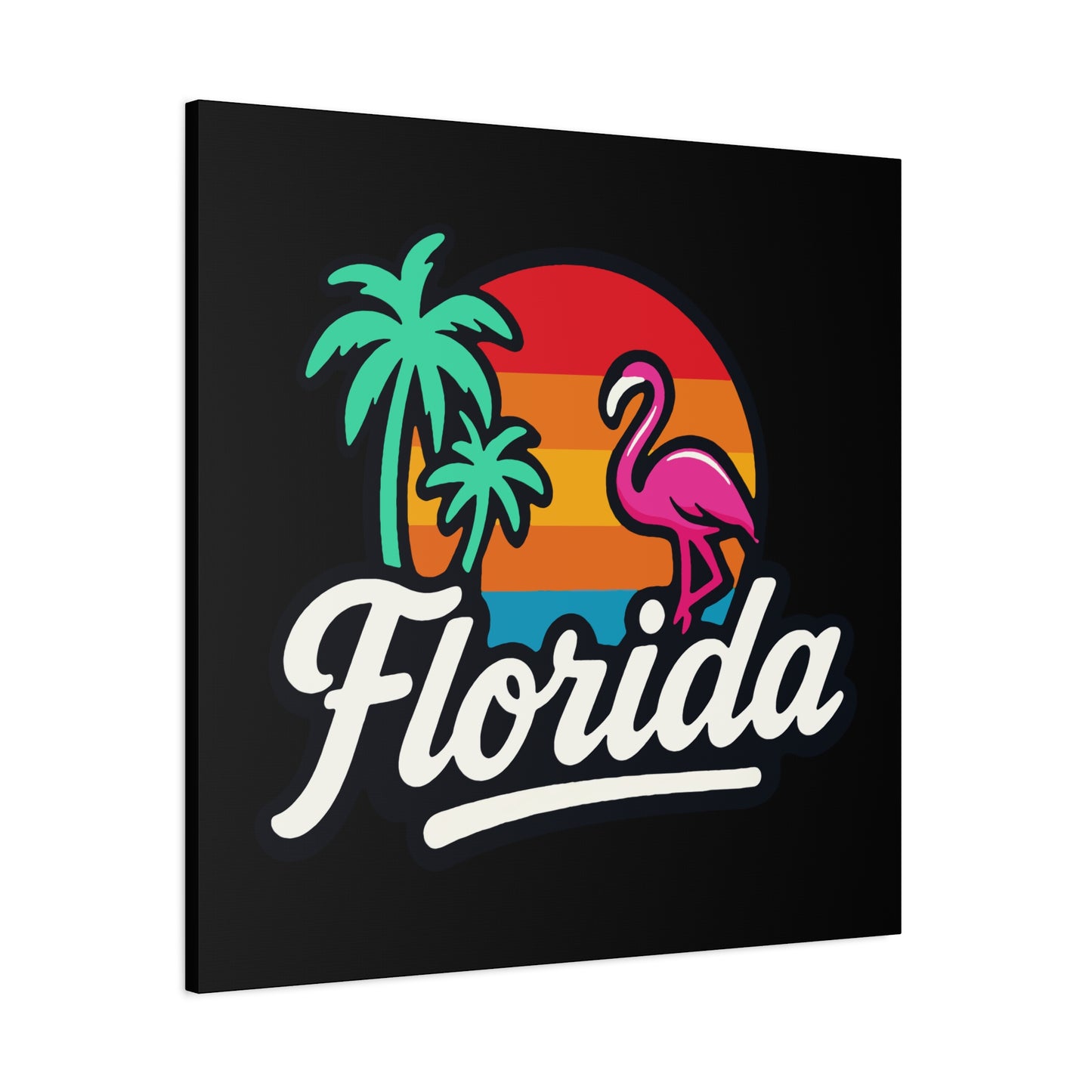 Florida Sunset Palm - Canvas