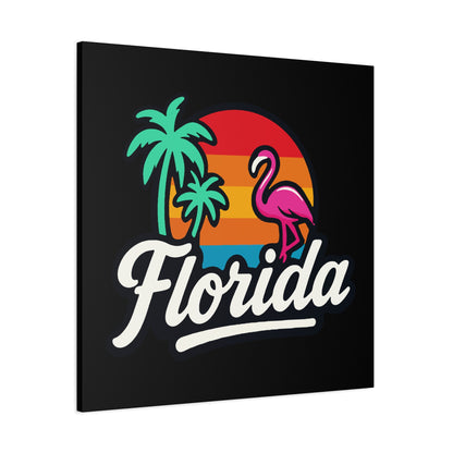 Florida Sunset Palm - Canvas