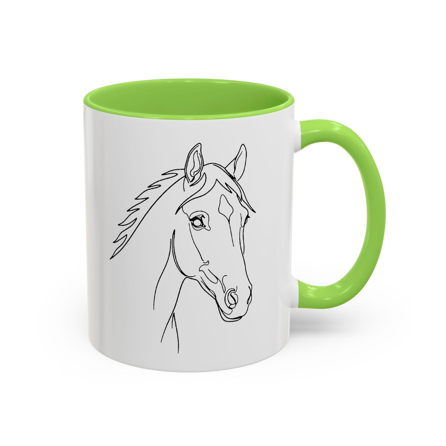 Horse Portrait Sketch - Colorful Mug