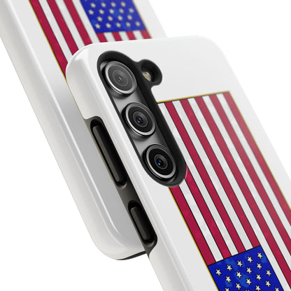 New Glory American Flag (Gold Edge Edition) - Phone Case