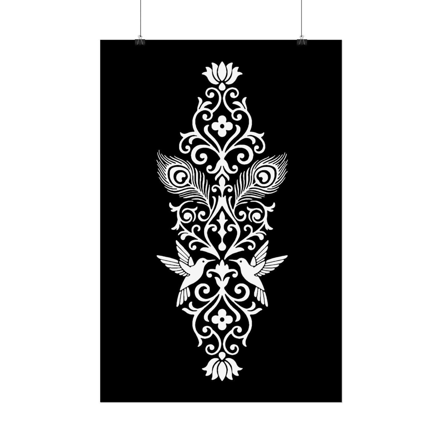 Hummingbird Soulmates - Rolled Poster