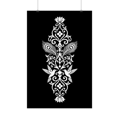 Hummingbird Soulmates - Rolled Poster