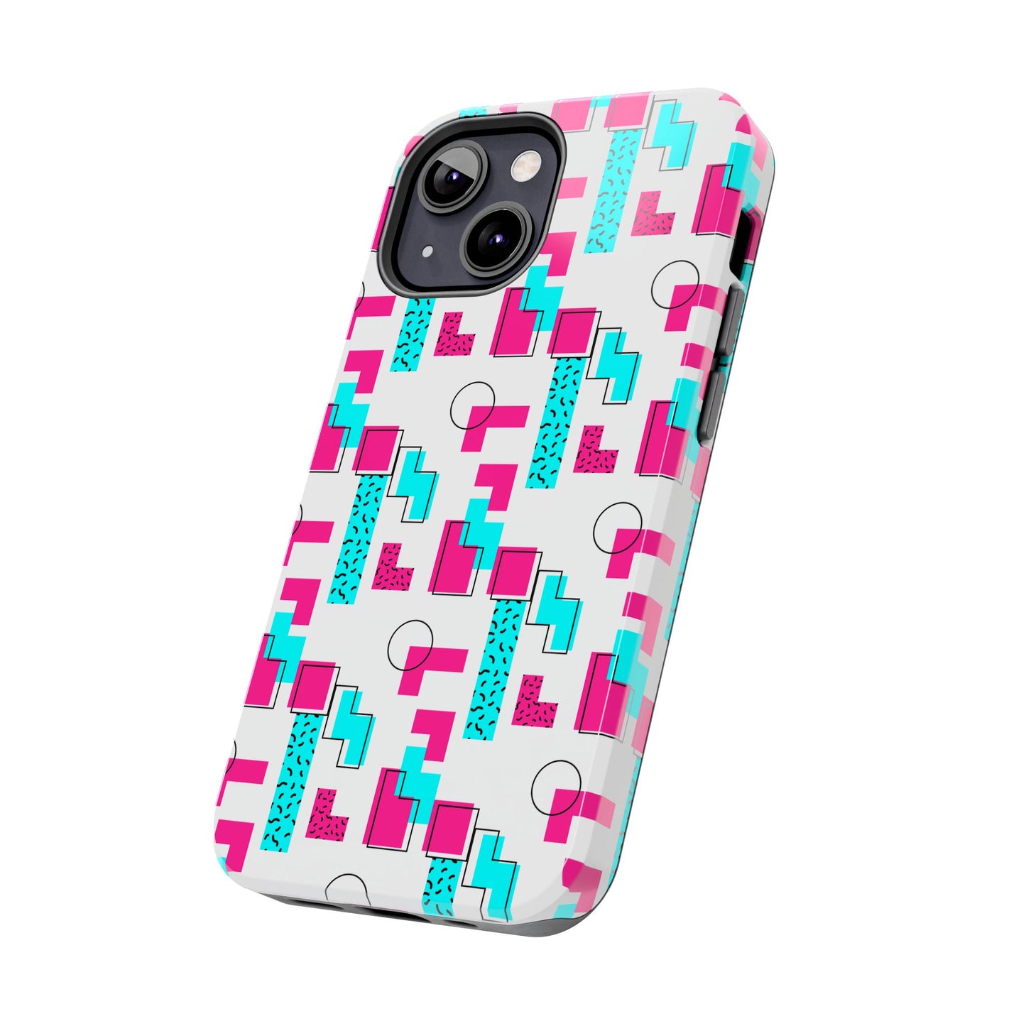 Retro Geometric Vibes - Phone Case