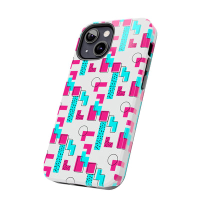 Retro Geometric Vibes - Phone Case