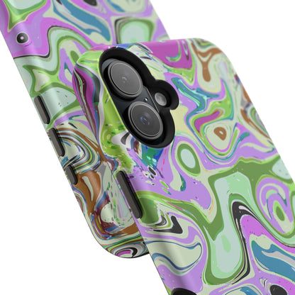 Vibrant Multi‑Color Swirl - Magnetic Phone Case