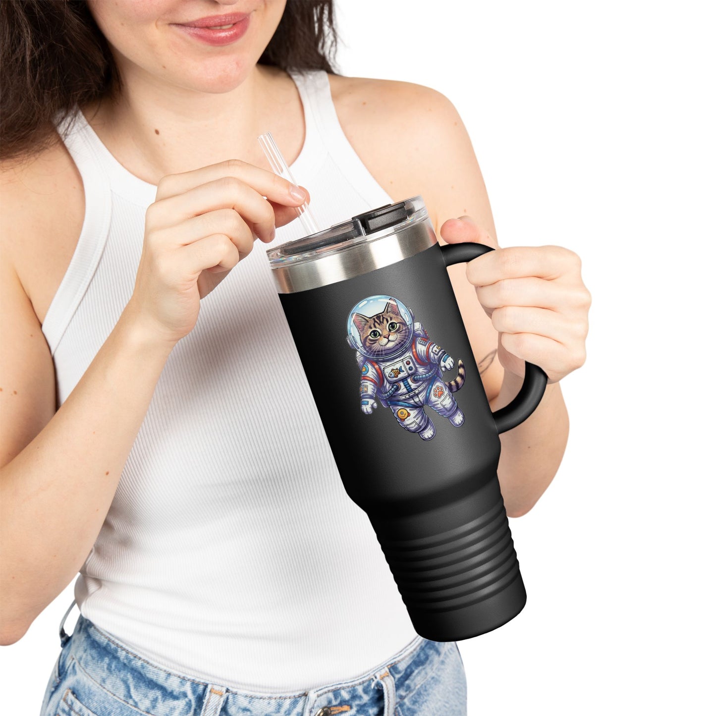 Astronaut Cat - Insulated Mug
