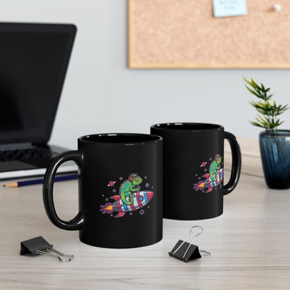 Cosmic Rider - Black Mug