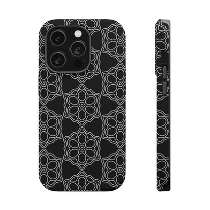 Geometric Sacred Flower - Magnetic Phone Case