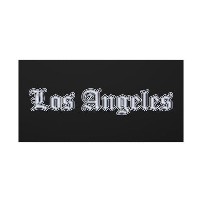 Stylish Matte Canvas Wall Art, Los Angeles Decor, Home Wall Decor, Urban Art - Silver Edition