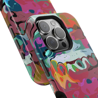 Colorful Abstract Marble - Magnetic Phone Case