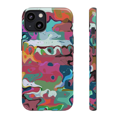 Colorful Abstract Marble - Phone Case