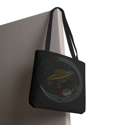 Cosmic Adventure Tote Bag, Astronauts, Space Lovers, Unique Gift, Everyday Tote, Galaxy Shopping Bag