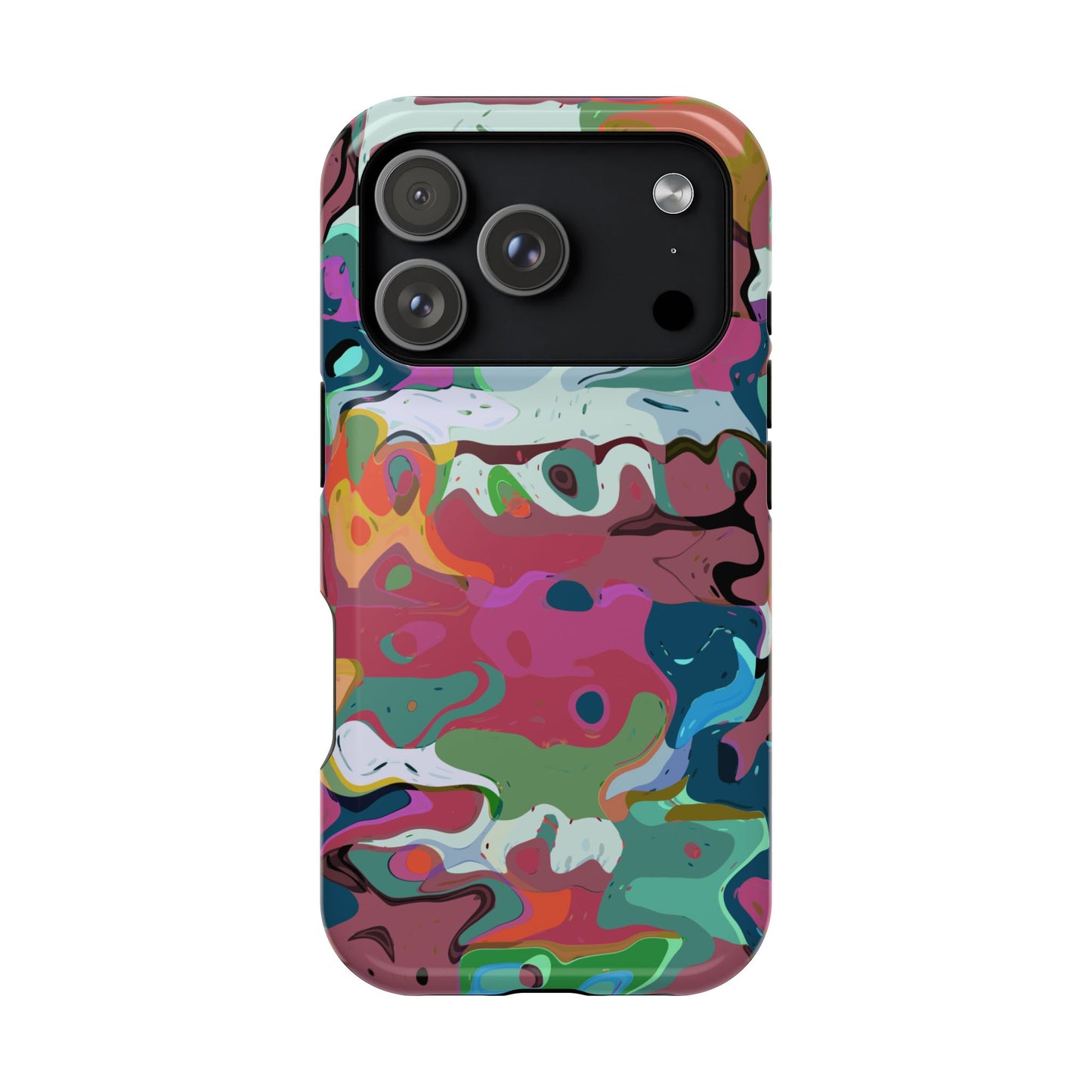 Colorful Abstract Marble - Magnetic Phone Case