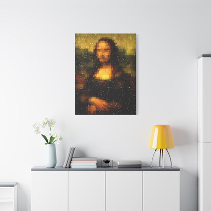 Pixel Muse — Silent Smile - Canvas