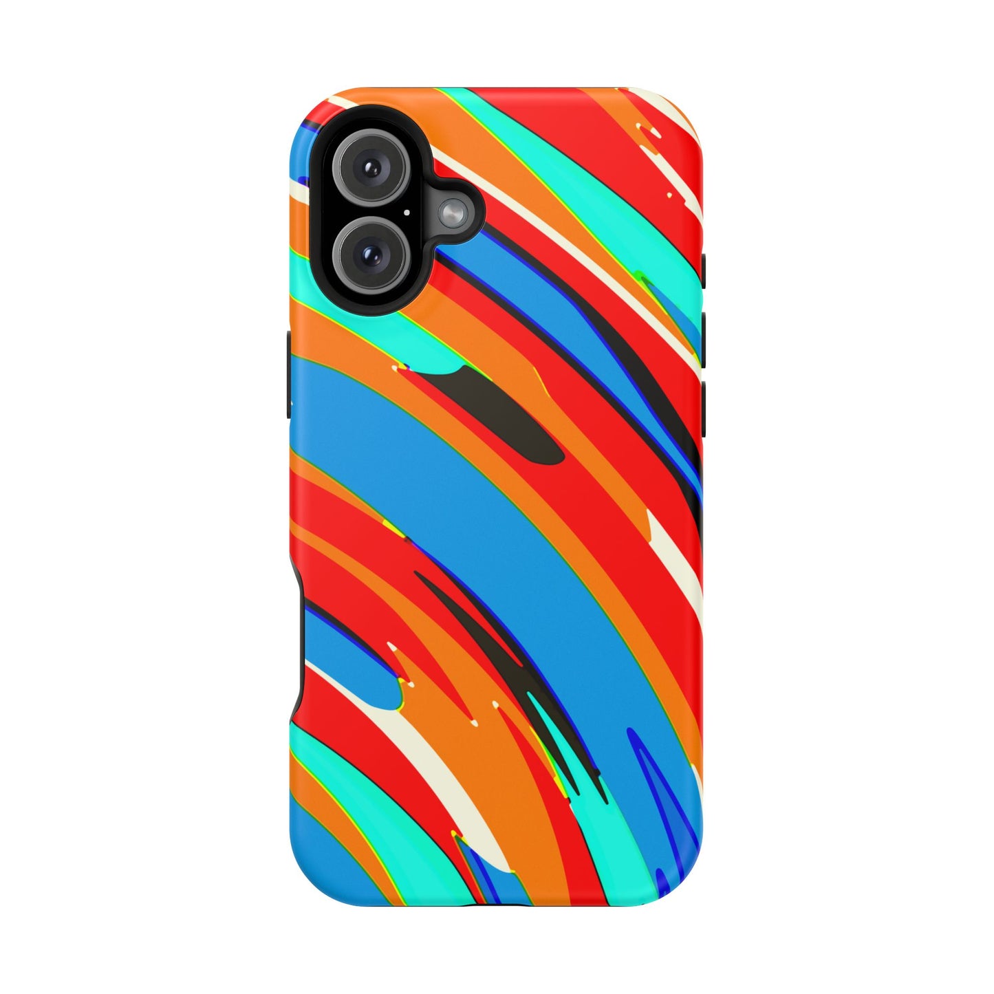 Abstract Rainbow Swirl Arc - Magnetic Phone Case