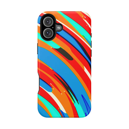 Abstract Rainbow Swirl Arc - Magnetic Phone Case