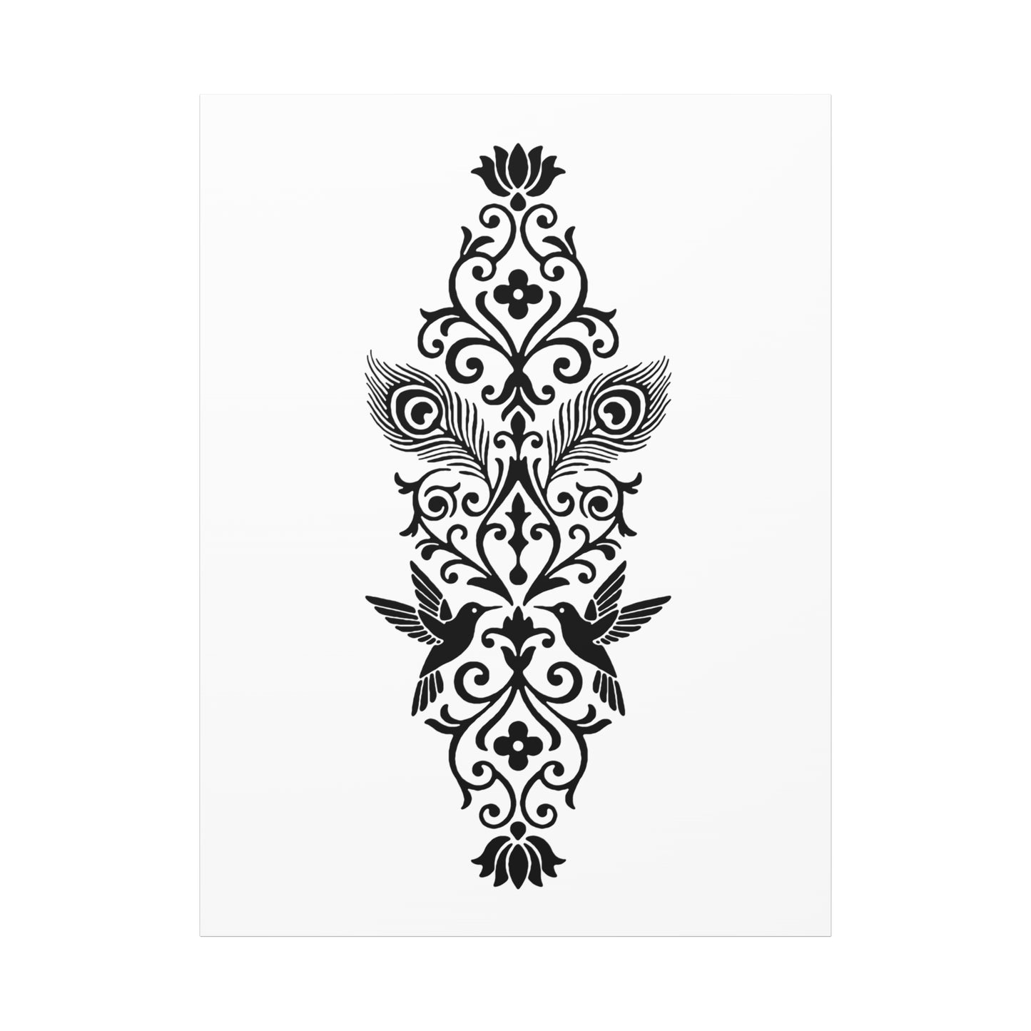 Hummingbird Soulmates - Stretched Canvas