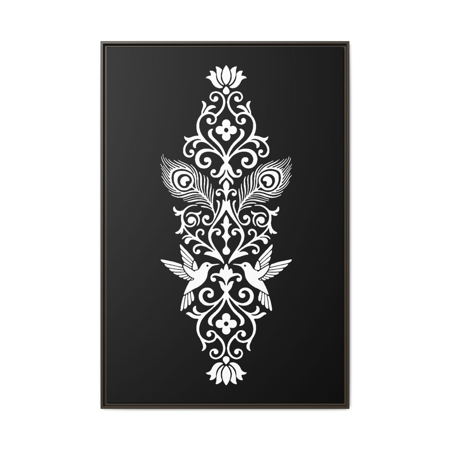 Hummingbird Soulmates - Framed Canvas