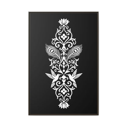 Hummingbird Soulmates - Framed Canvas