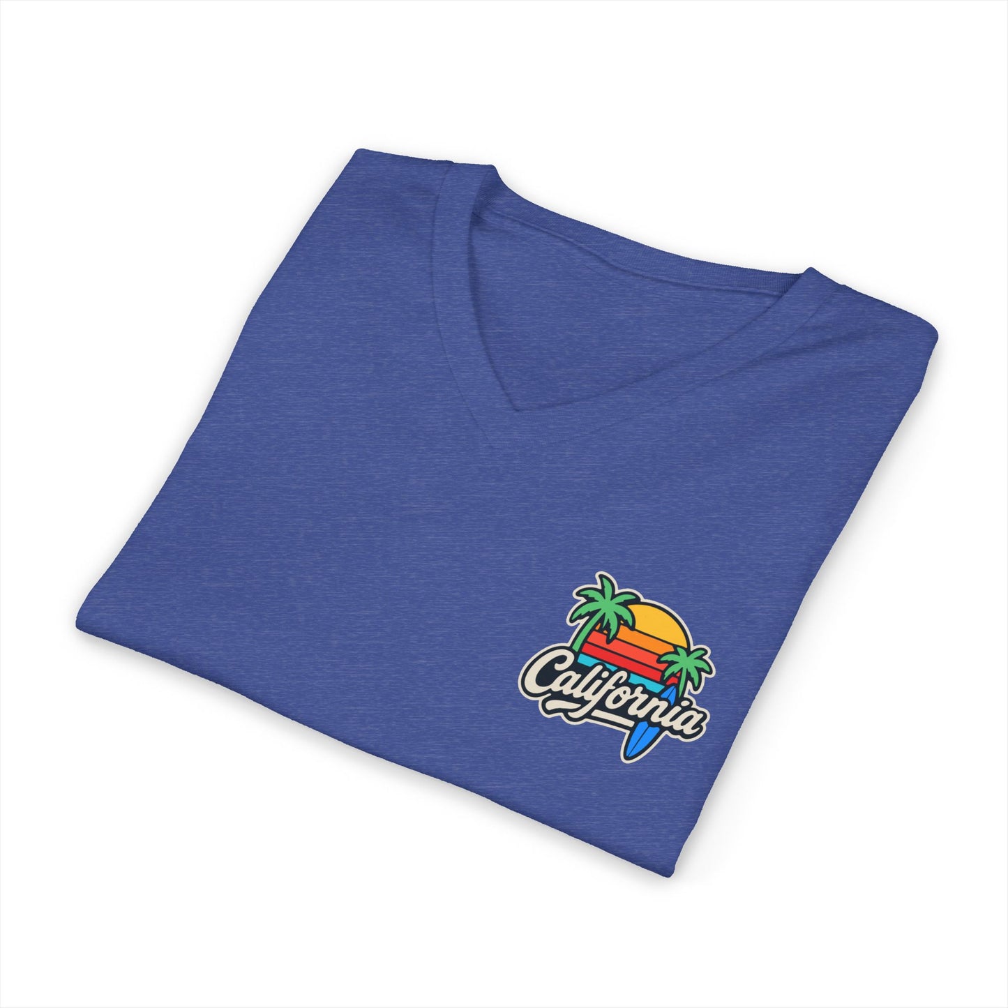 California Surf Vibes - V-Neck Tee