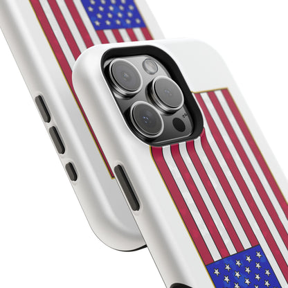 New Glory American Flag (Gold Edge Edition) - Magnetic Phone Case
