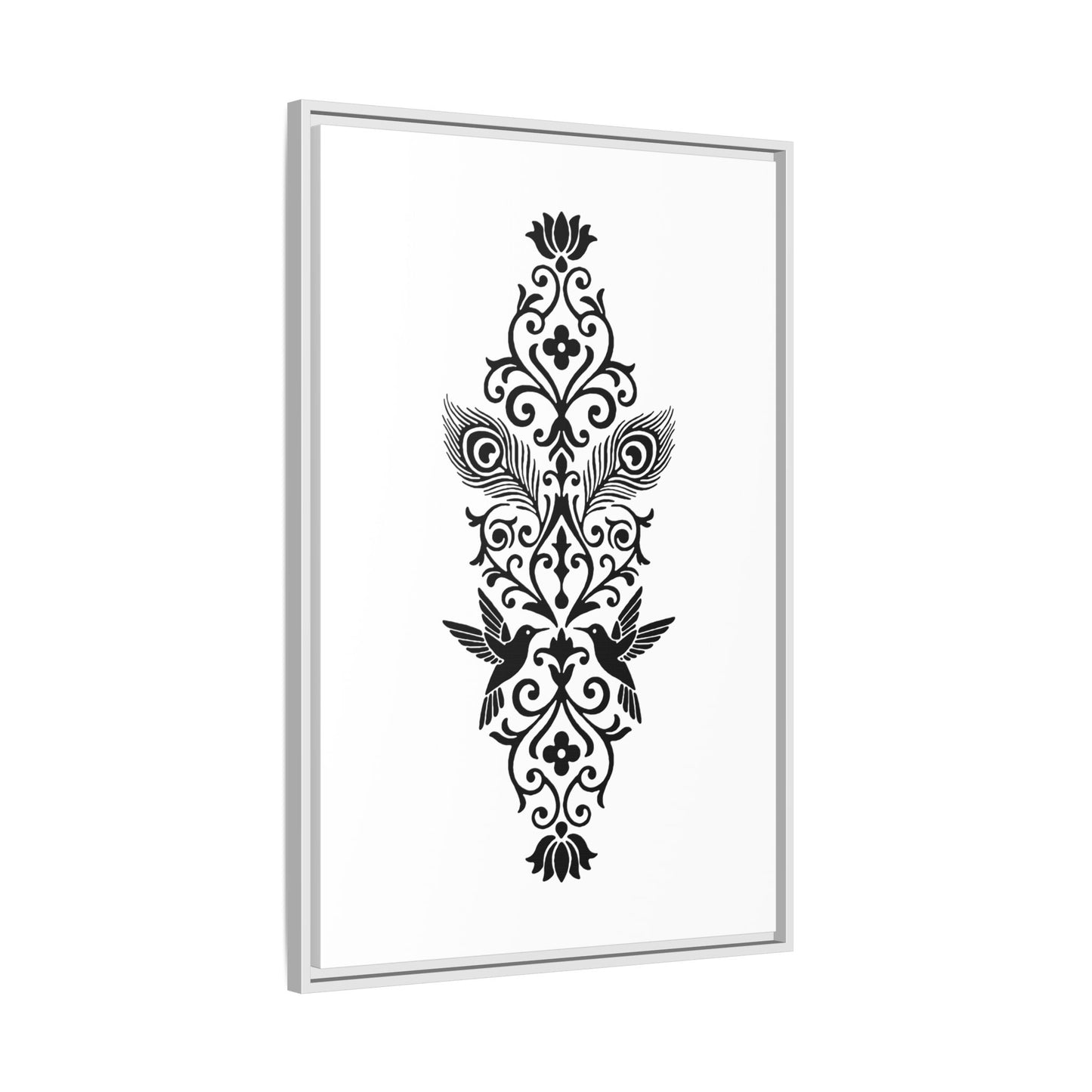 Hummingbird Soulmates - Framed Canvas