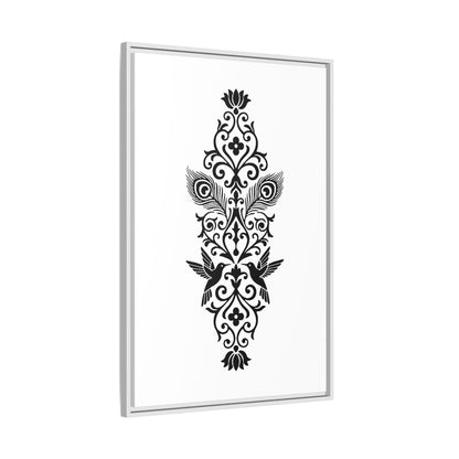 Hummingbird Soulmates - Framed Canvas