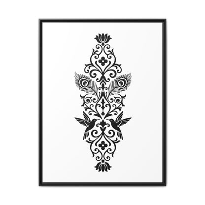 Hummingbird Soulmates - Framed Canvas