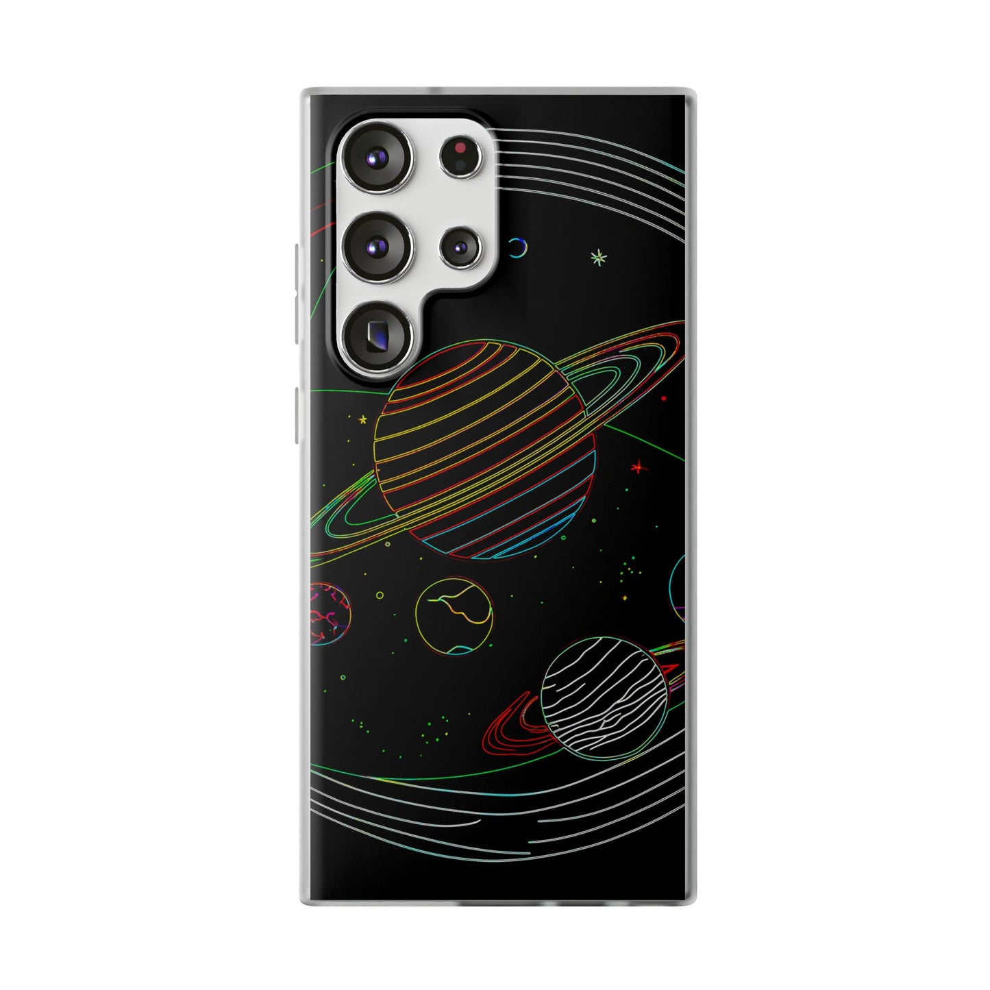 Galaxy-Inspired Flexi Cases, Vibrant Phone Covers, Space-Themed Accessories, Cosmic Gifts for Astronomers, Unique Phone Protectors