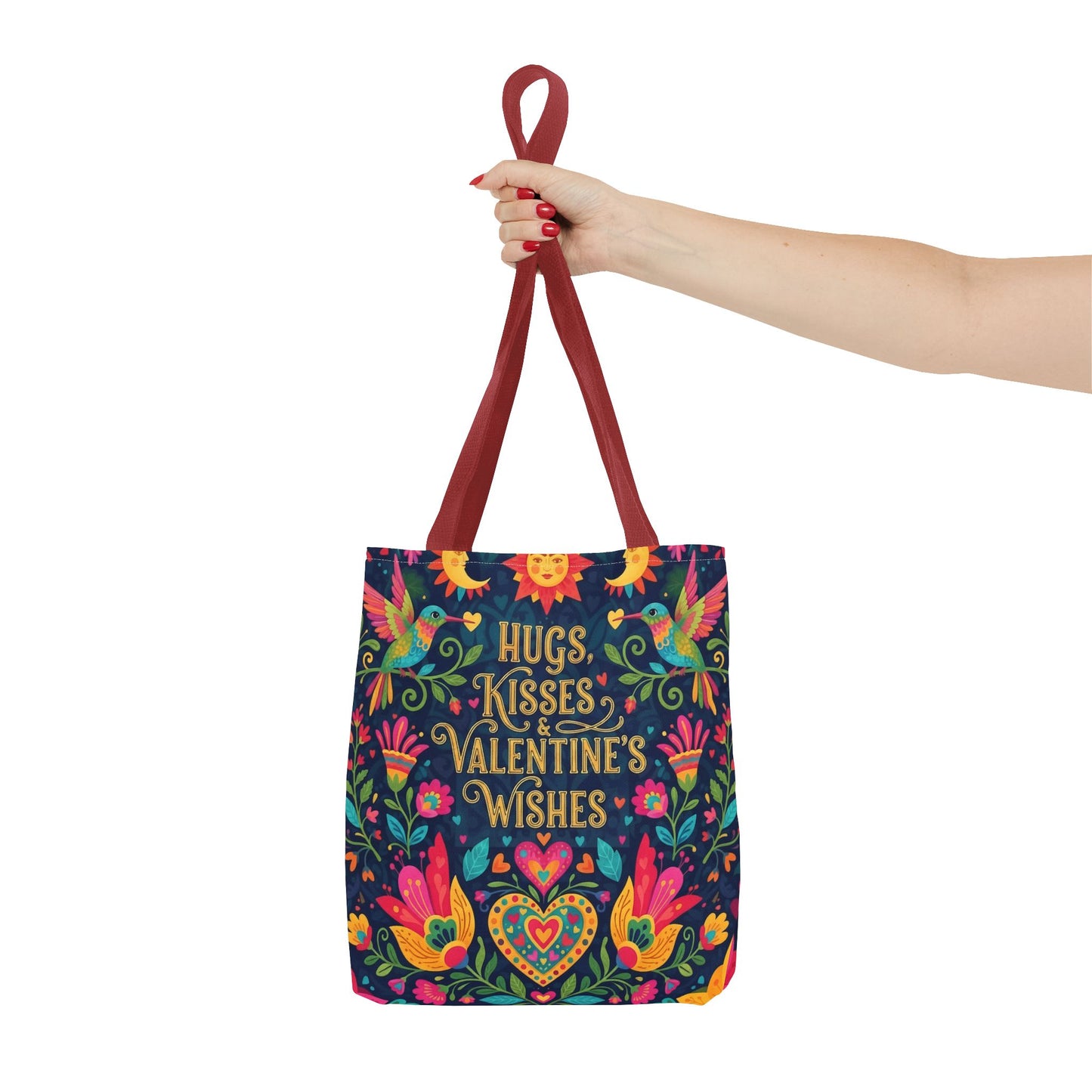 Hugs, Kisses & Valentine's Wishes - Tote Bag