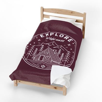Explore Wilderness - Plush Blanket
