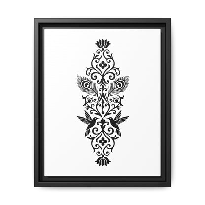 Hummingbird Soulmates - Framed Canvas