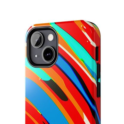 Abstract Rainbow Swirl Arc - Phone Case