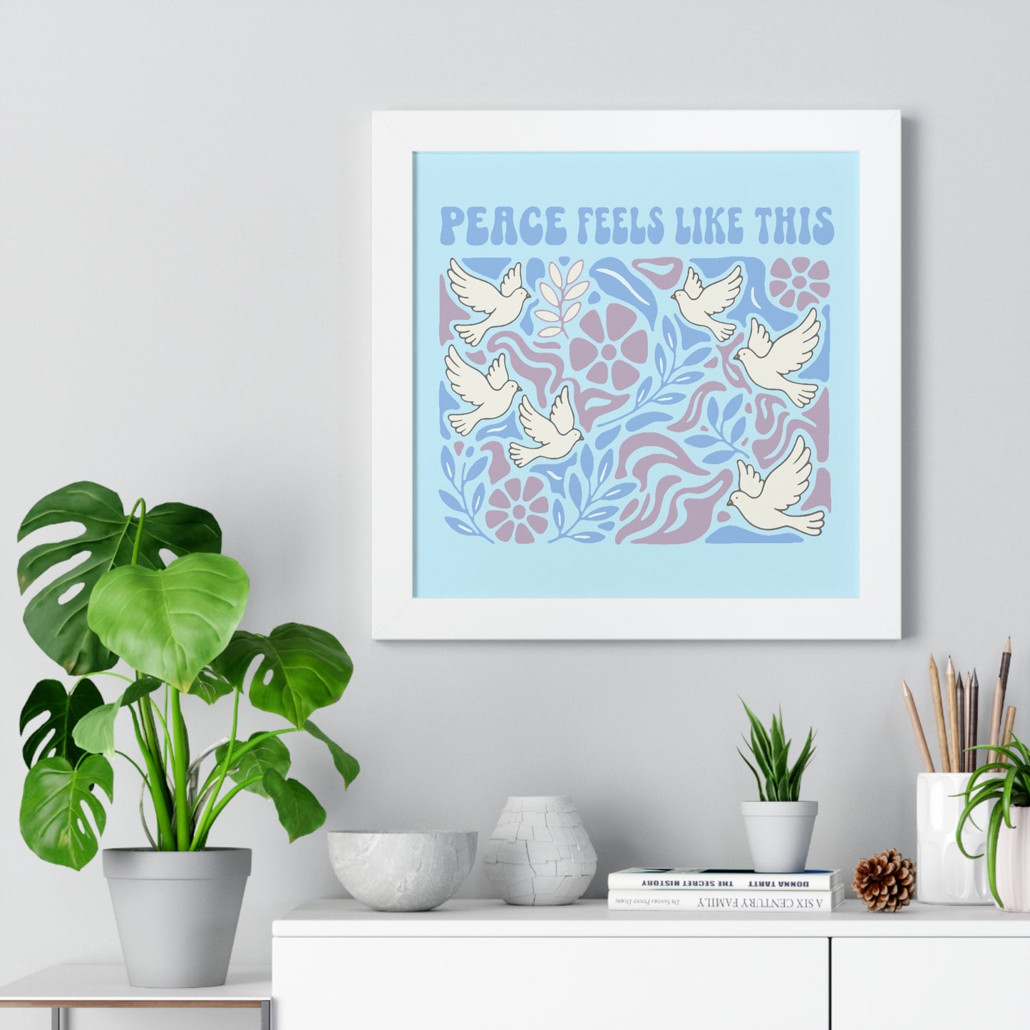 Peace Feels Like This - Framed Poster