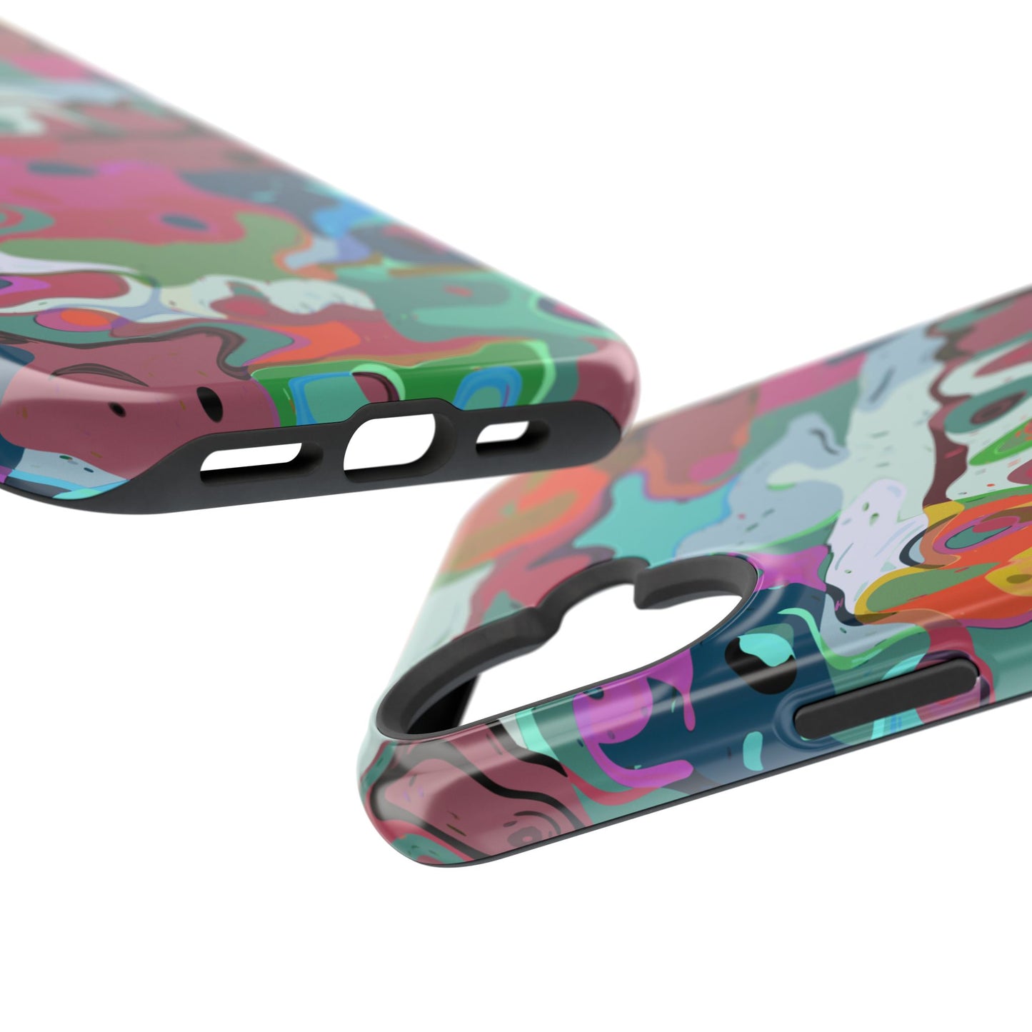 Colorful Abstract Marble - Magnetic Phone Case