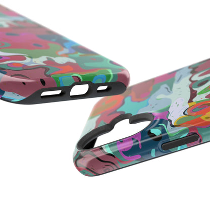 Colorful Abstract Marble - Magnetic Phone Case