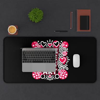 Love Like It's Art - Desk Mat
