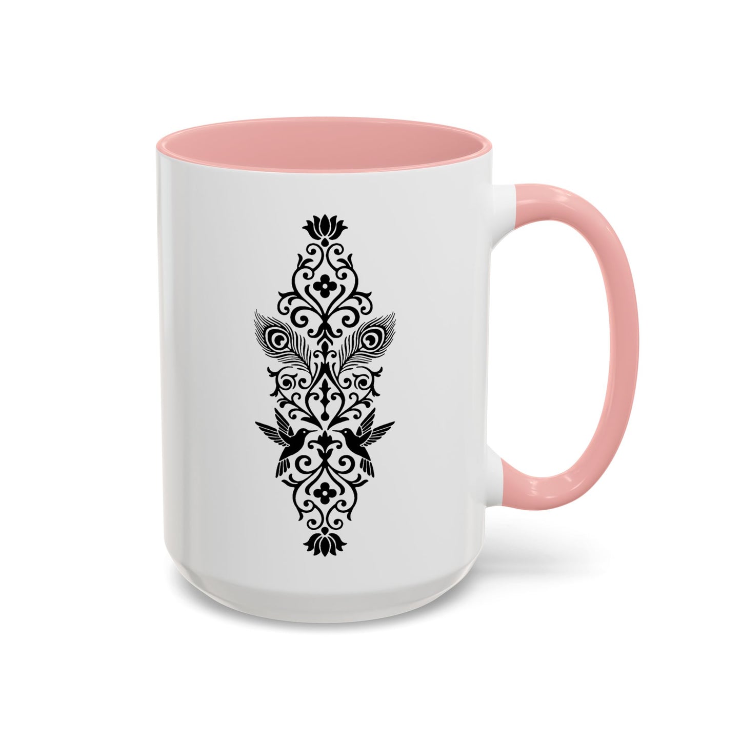 Hummingbird Soulmates - Color Accent Mug
